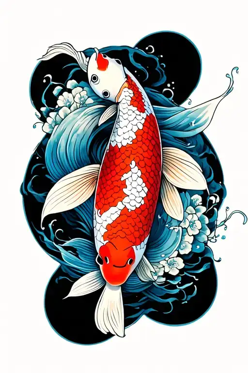 Koi Fish Arm Sleeve