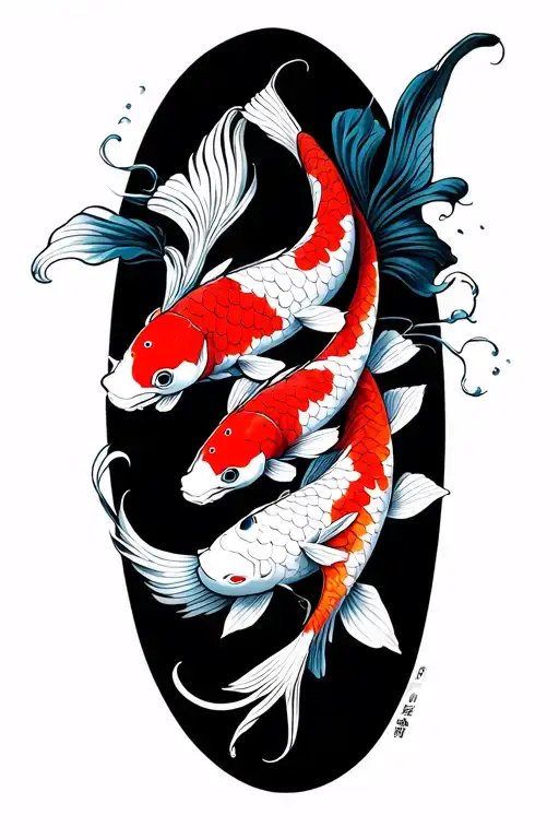 3 Koi Fish