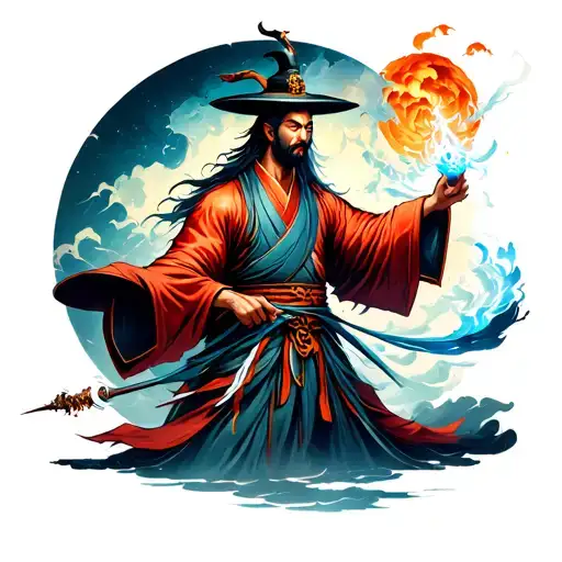 Sorcerer Conjuring A Storm