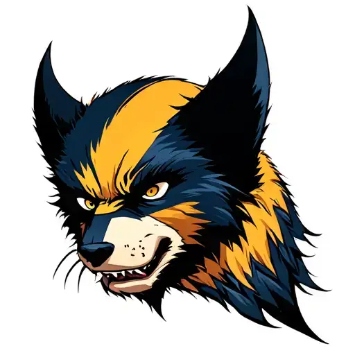 Wolverine Animal Head