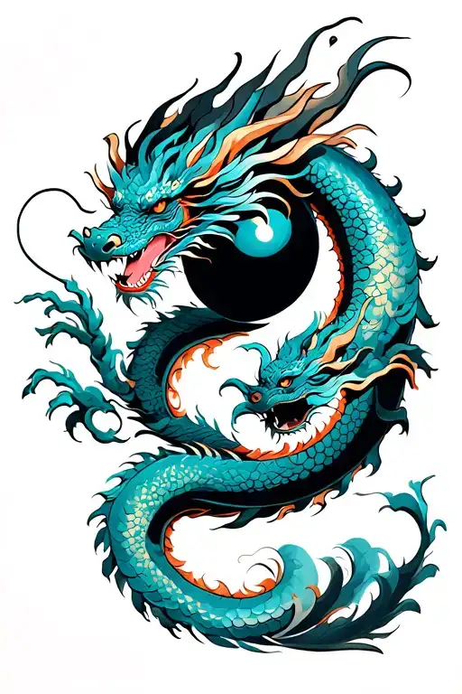 A Sphere Surrounded By A Dragon