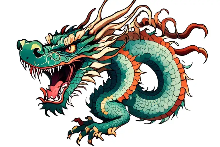 Depression Themed Dragon