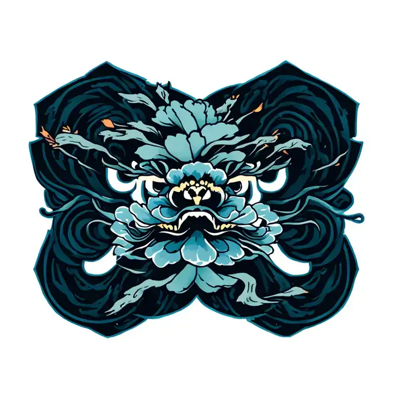 Japanese Symbol On Courage