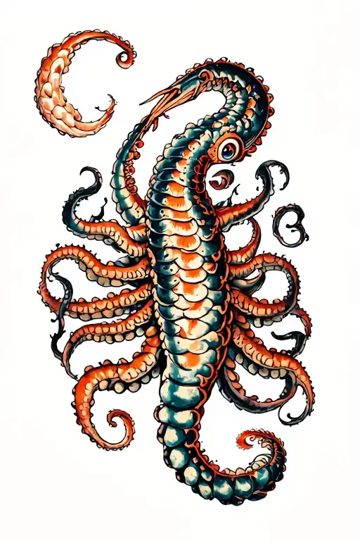 Kracken Squid Arm Sleeve