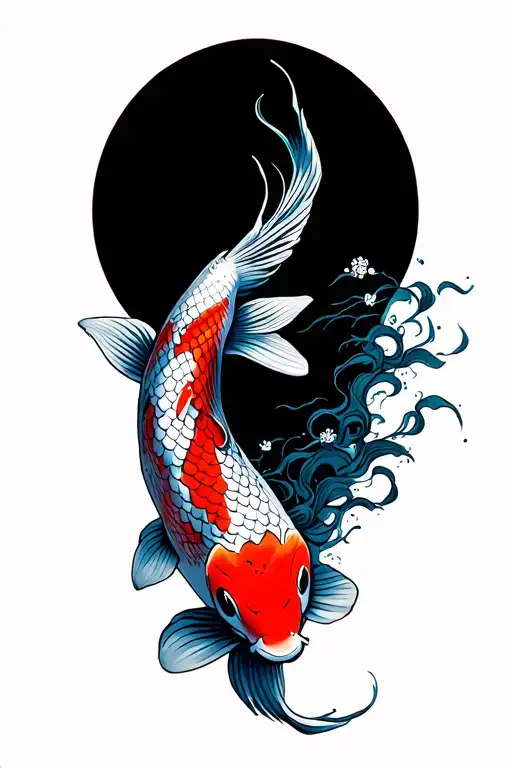 Koi Fish Transforming