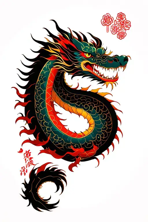 Autumn Chinese Dragon