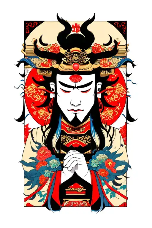 Fudo Myoo Traditional Japanese Style