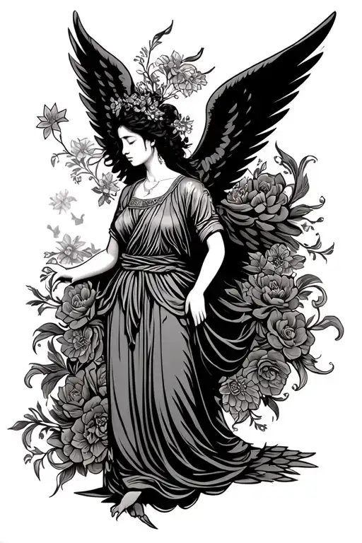 Coloseum And Angel Wings