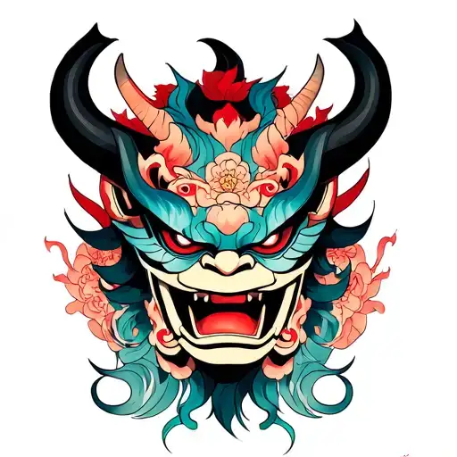 Oni Mask Back