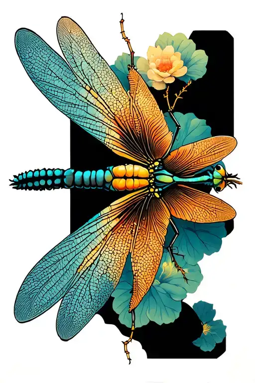 Dragonfly Its Body Tattoo idea