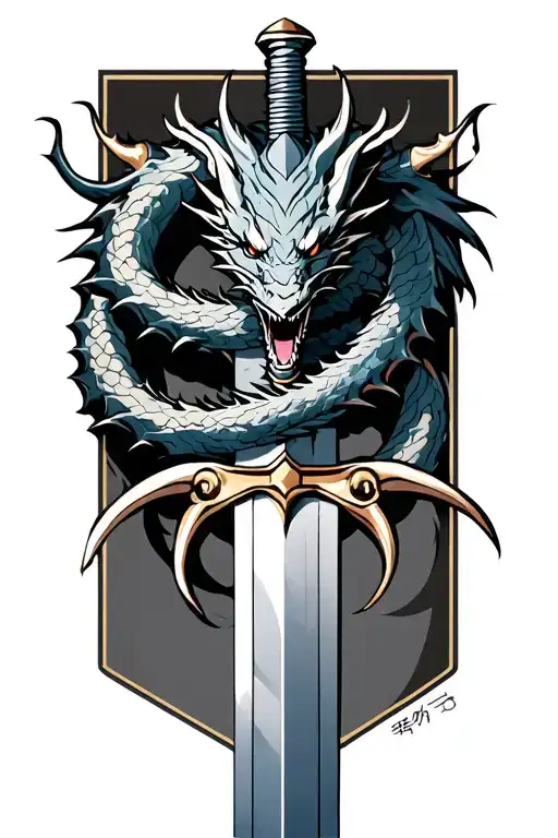 Ff7 Could Buster Sword With Dragon Wrapped With Claws