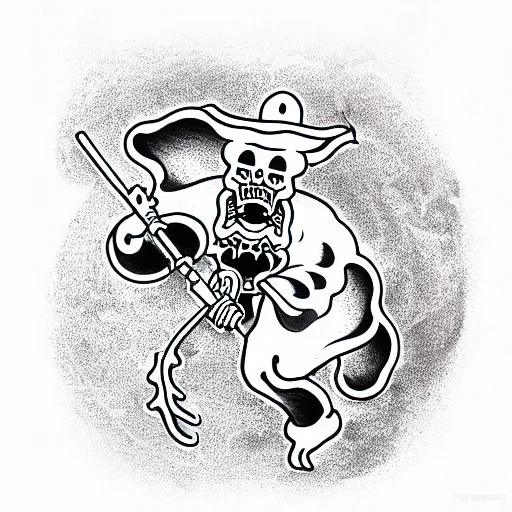 Popeyes Biscuit Grim Reaper Death