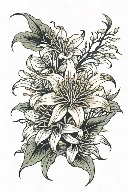 Red Japanese Spider Lily