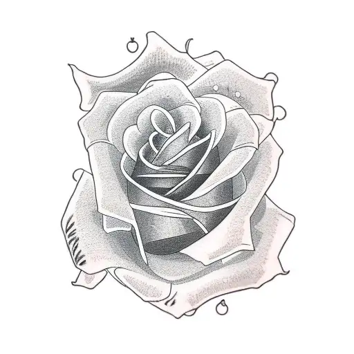 Rose Tattoo For Hand For Husband And Wife