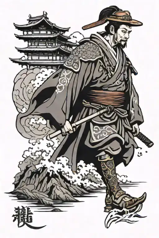 Samurai Cuts Mt Fuji