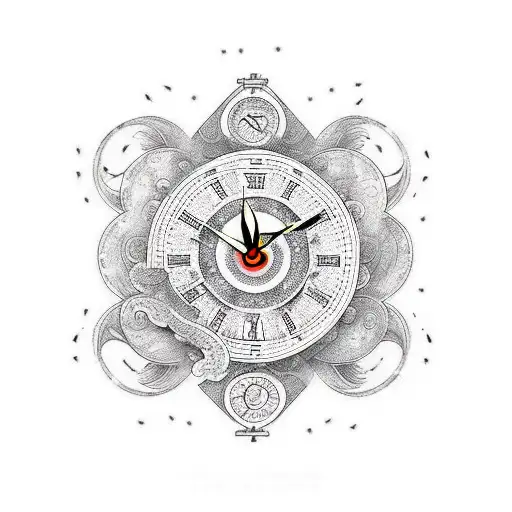 Kaizen Written In The Clock