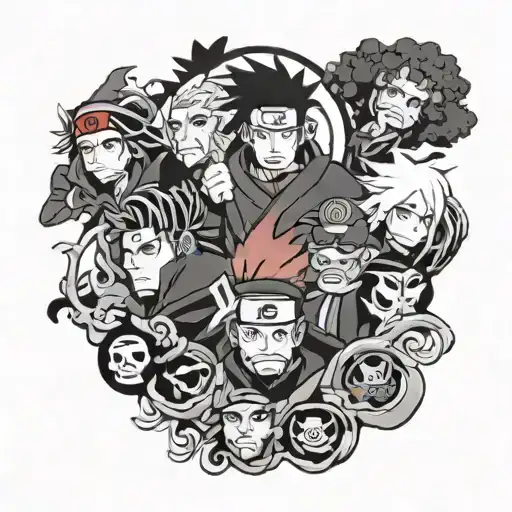 All Akatsuki Members From Naruto