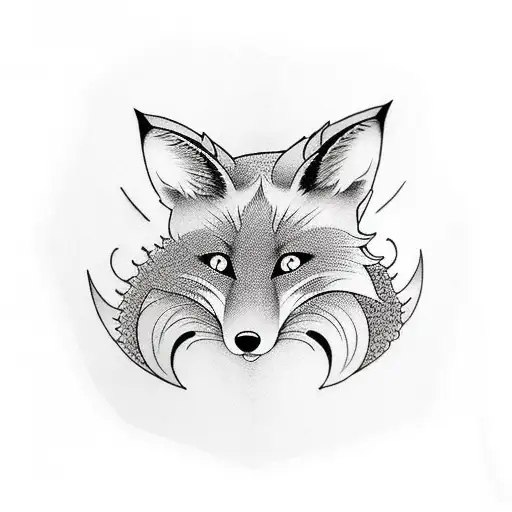 Sleeve Samurai Playing With Fox