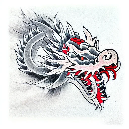Japanese Dragon Head
