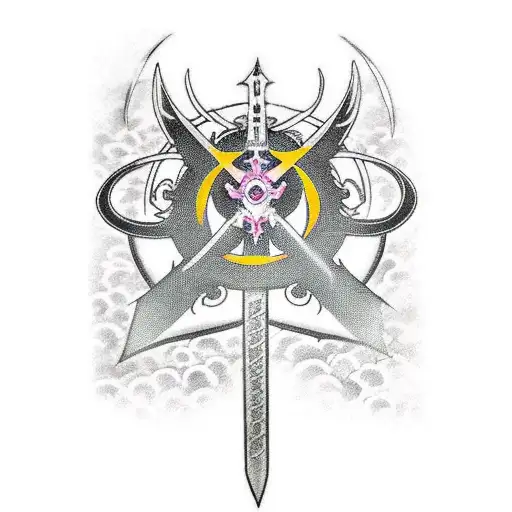 Byakuya Kuchiki Sword Bankai From Bleach Anime