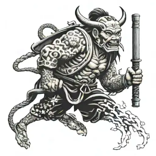 Japanese Oni Water Carrier