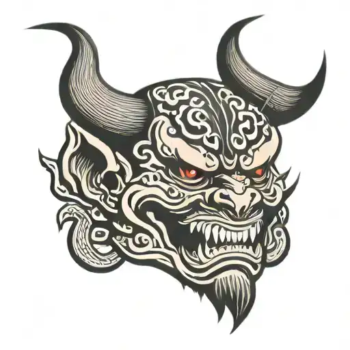 Demon Oni Mask