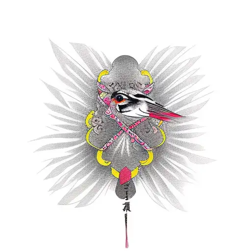 Bird With Breast Cancer Ribbon