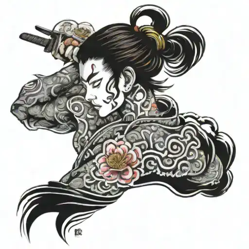 Love In Japanese And Warrior