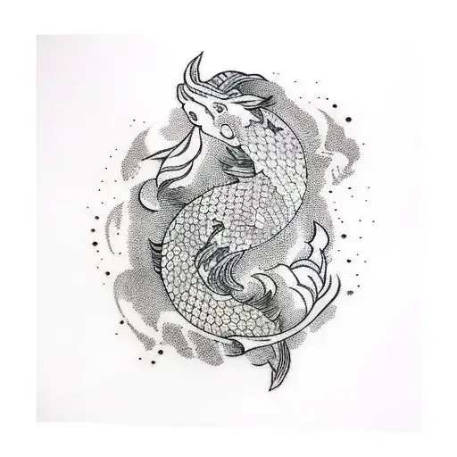 Aries With Koi