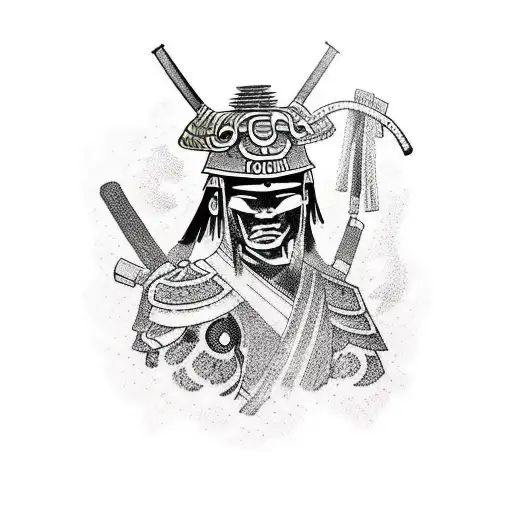 Japanese Warrior After Battle