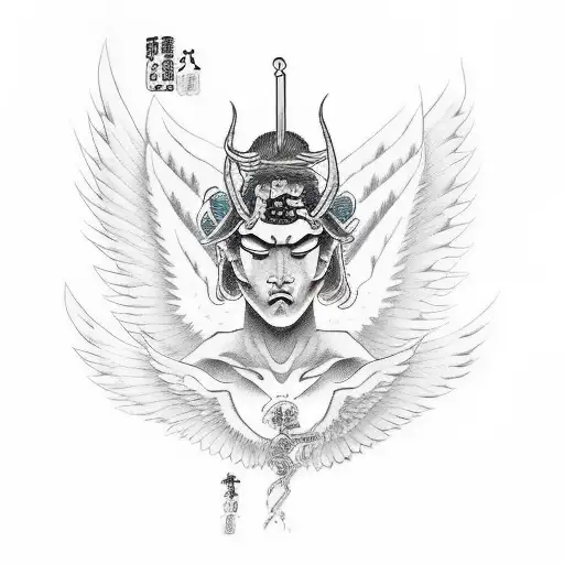 Angel Smiting A Demon