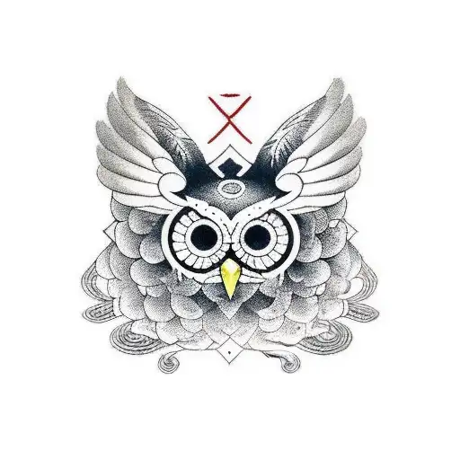 Ancient Athenian Owl Symbol