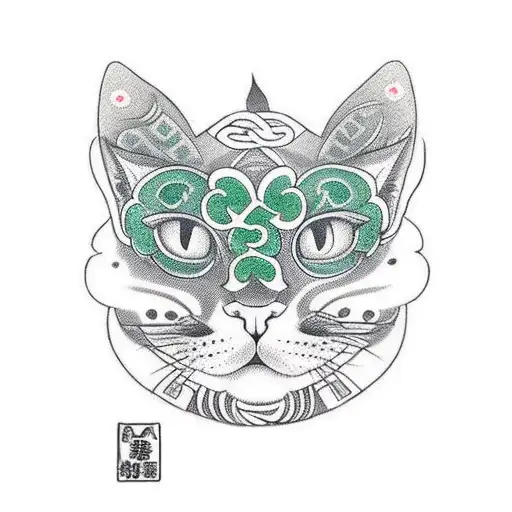 Shamrock And Shirt With Cat