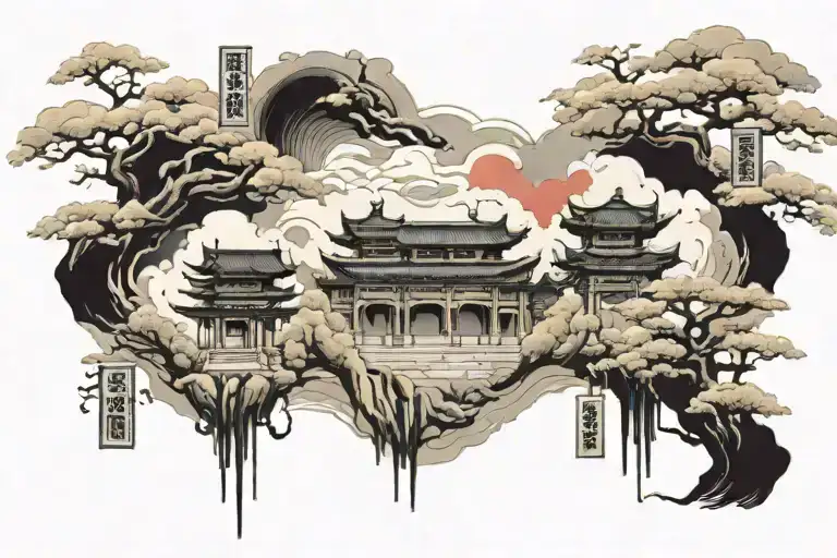 Roman City Fade Into China