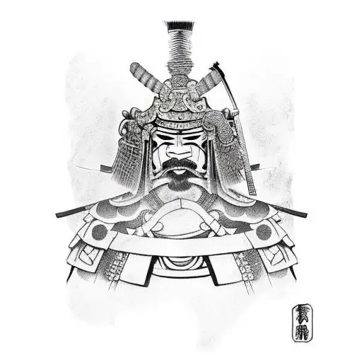 Samurai Warrior In Armour