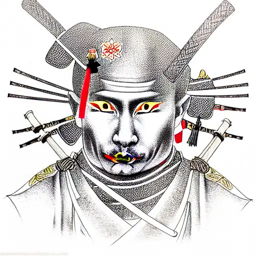 Vladimir Putin Samurai