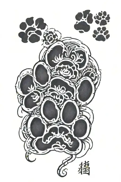Dog Paw Print