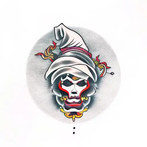 A Witch On The Hood Of A Subaru Legacy