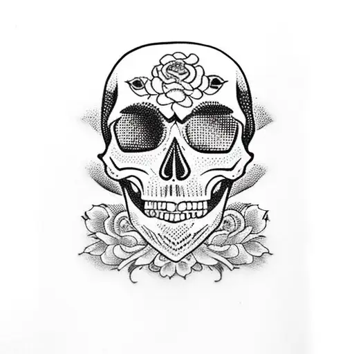 Skull And Roses
