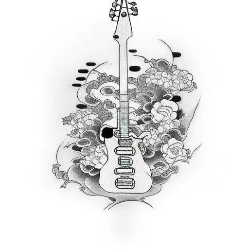 Guitar With Number 22