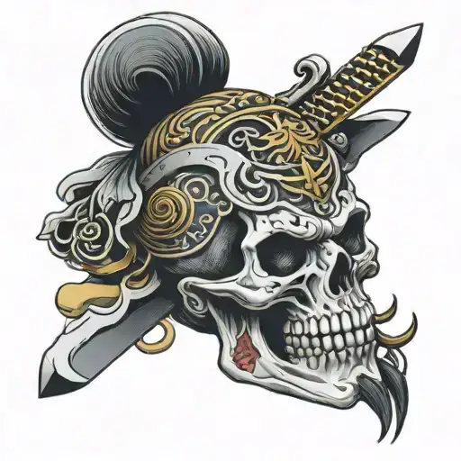 Samurai Skull