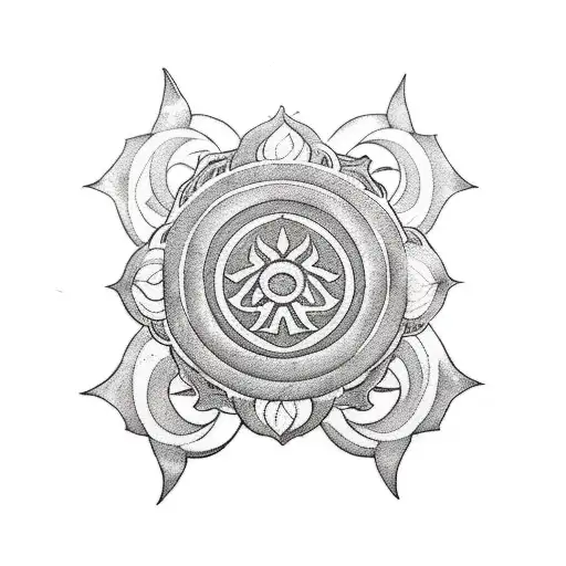Avatar The Last Air Bender White Lotus Pi Sho Tile