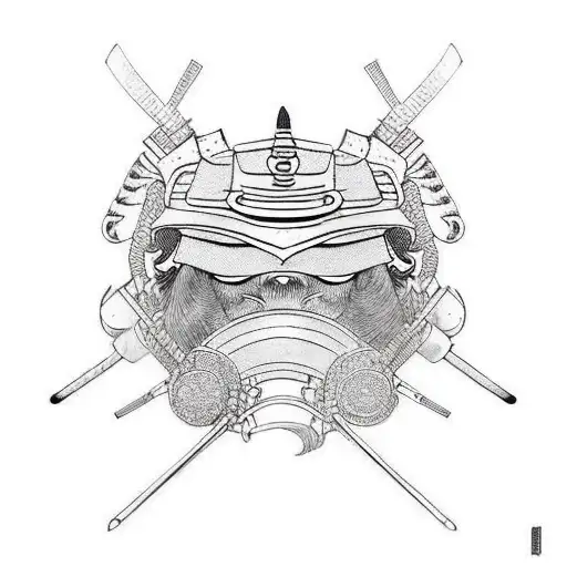 Samurai In Full Armour