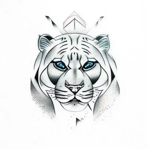 Panther With Lightning Bold And Japanese Ronin