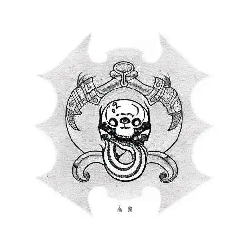 Cobra With Jolly Roger On The Hood