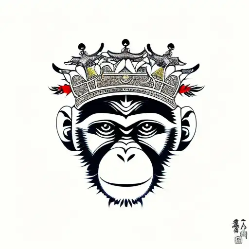 Monkey With A Crown