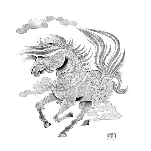 Horse Running