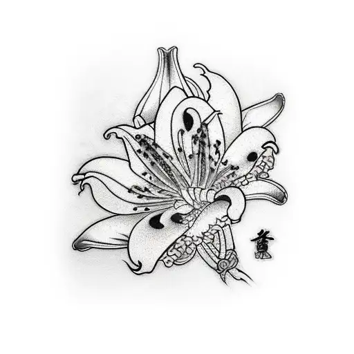 Japanese Lily Sleeve