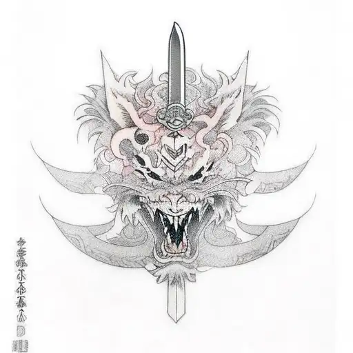 Sword Through The Letters Kaizen