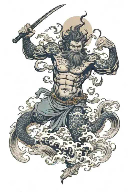 Sun Wo Kong Vs Poseidon Full Body